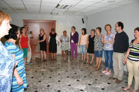 Vidámkodás is volt a munka mellett!