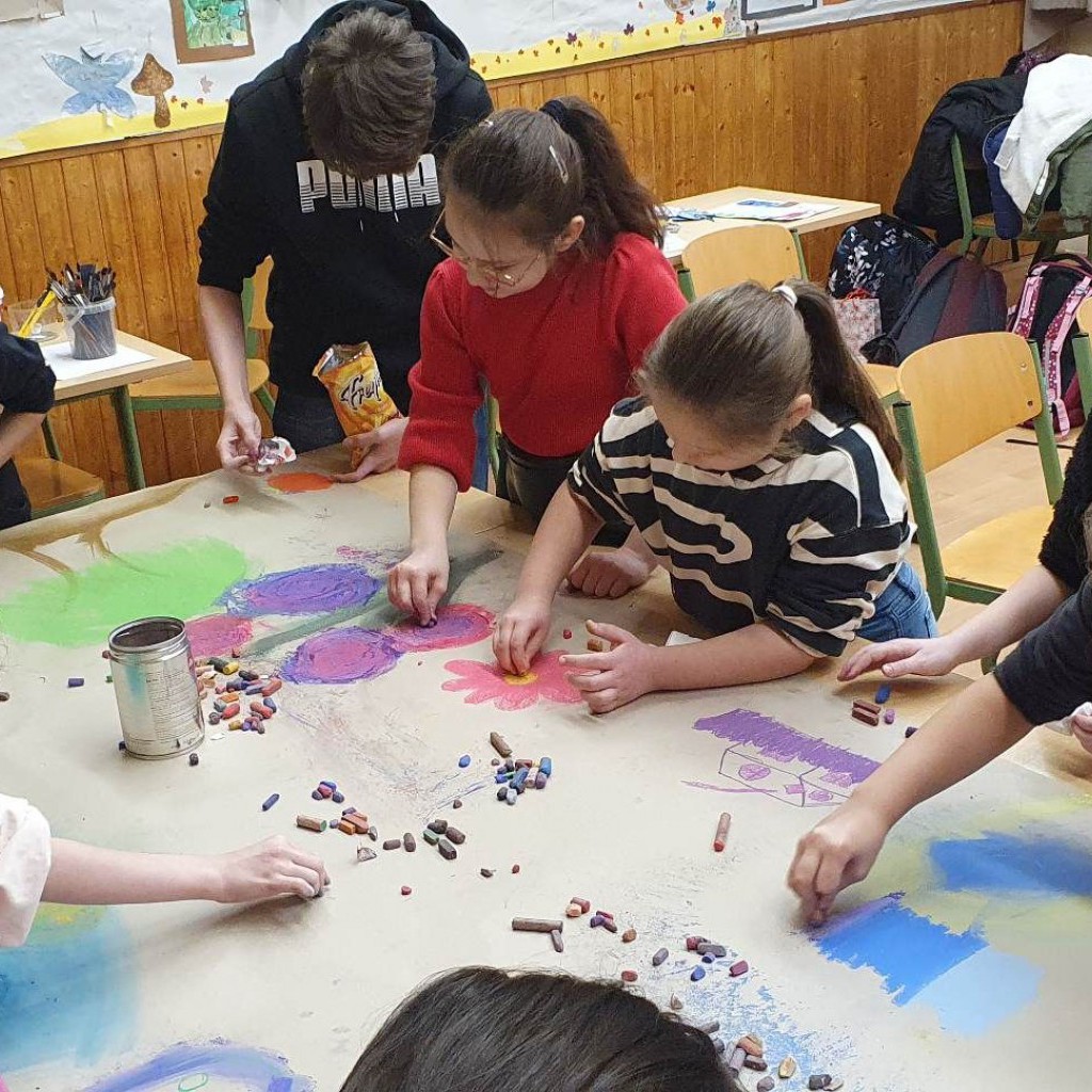 2023.01.16 Nyíregyháza-Eötvös - grafika tanszakos növendékek munkájának pillanatképei